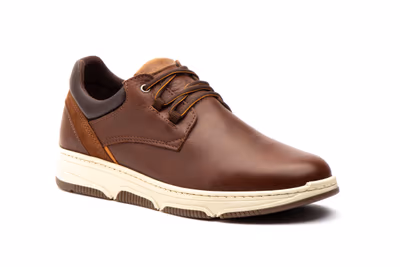 Zapatos Hombre Piel Marrón Cordones Route 83 - 2