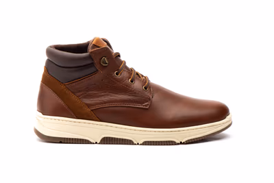 Zapatos Hombre Piel Marrón Cordones Route 83 - 3