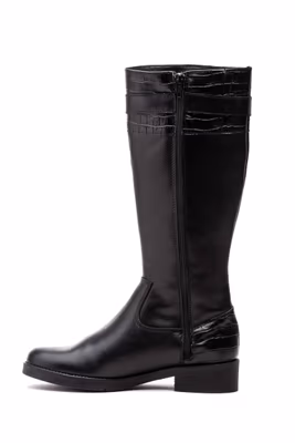 Botas Mujer PIel Negro - 3