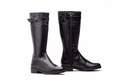 Botas Mujer PIel Negro