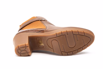 Botín Mujer Piel Cuero Elásticos - 4