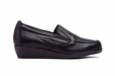 Mocasín Mujer Piel Negro - 3