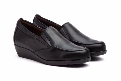 Mocasín Mujer Piel Negro - 5