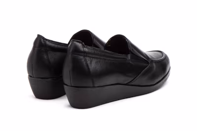 Mocasín Mujer Piel Negro - 6