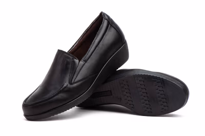 Mocasín Mujer Piel Negro - 7