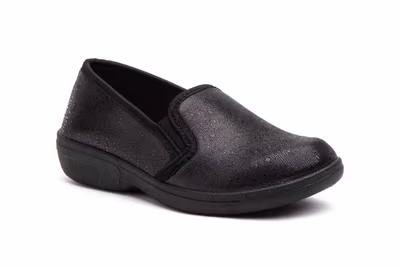 Zapatos Mujer Licra Negro - 2