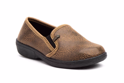 Zapatos Mujer Licra Taupe - 2