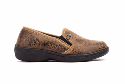 Zapatos Mujer Licra Taupe - 3