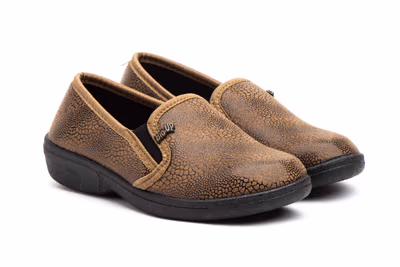 Zapatos Mujer Licra Taupe - 5