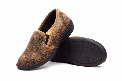 Zapatos Mujer Licra Taupe - 7