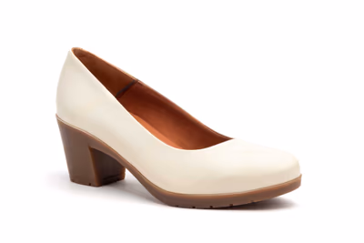 Zapatos Salón Mujer Piel Napa CrudoTacón Ancho - 2