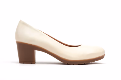 Zapatos Salón Mujer Piel Napa CrudoTacón Ancho - 3