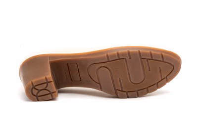 Zapatos Salón Mujer Piel Napa CrudoTacón Ancho - 4