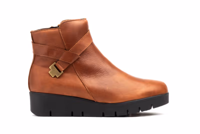 Botín Mujer Piel Cuero - 3