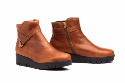 Botín Mujer Piel Cuero