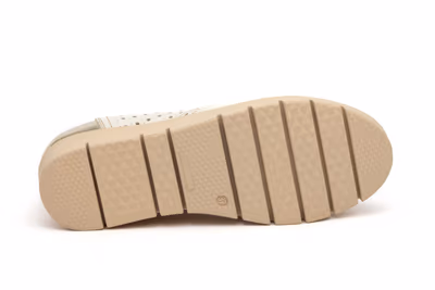 Zapatos Deportivos Mujer Piel Hielo Champan  - 4