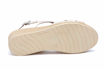 Sandalias Mujer Piel Hielo Cuña Gel - 4