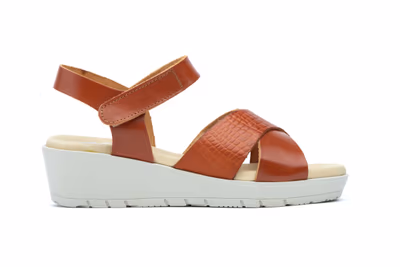 Sandalias Mujer Piel Cuero - 3