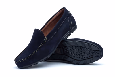 Náuticos Hombre Piel Serraje Marino - 6