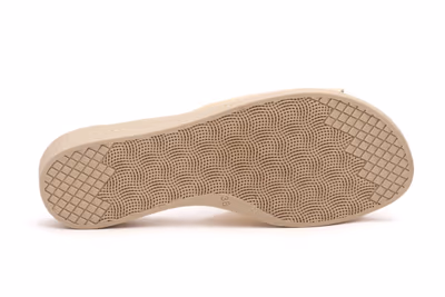 Sandalias Mujer Piel Platino Pala - 4