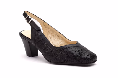 Zapatos Mujer Piel Negro - 2