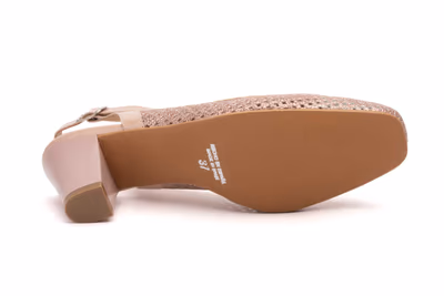 Zapatos Mujer Rejilla Salmón  - 4