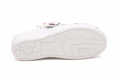 Zuecos Mujer Piel Stamapado Dentista - 4