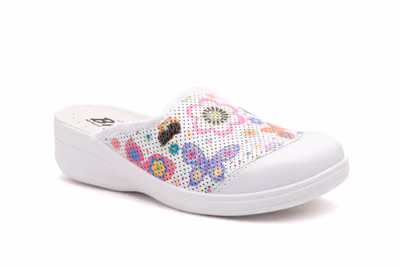 Zuecos Mujer Frender Stampado Fiorellini - 2