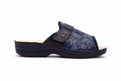 Zuecos Mujer Marino Velcro - 3