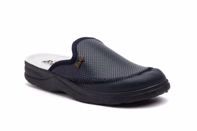 Zuecos Hombre Frender Piel Marino - 2