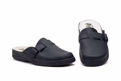 Zuecos Hombre Piel Marino