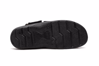 Sandalias Hombre Piel Testa Marrón Velcro - 4
