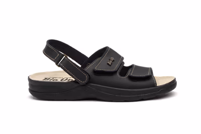 Sandalias Mujer Piel Negro - 3