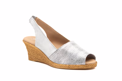 Sandalias Mujer Piel Plomo - 2