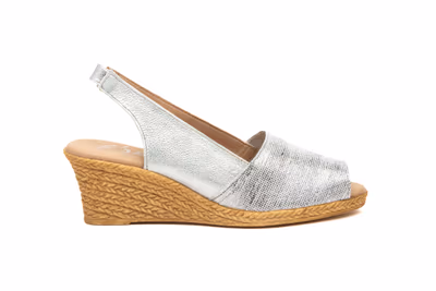 Sandalias Mujer Piel Plomo - 3