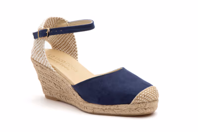 Alpargata Yute Mujer Tejido Marino Cuña - 2