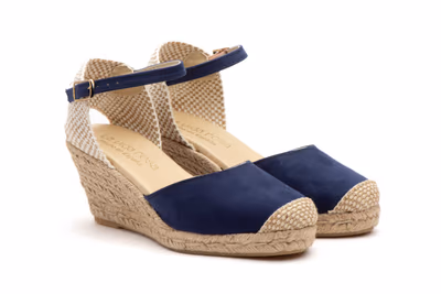 Alpargata Yute Mujer Tejido Marino Cuña - 5