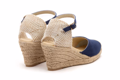 Alpargata Yute Mujer Tejido Marino Cuña - 6