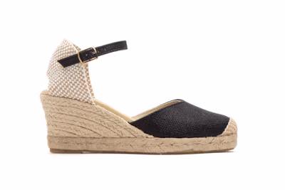 Alpargata Yute Mujer Brillo Negro - 3