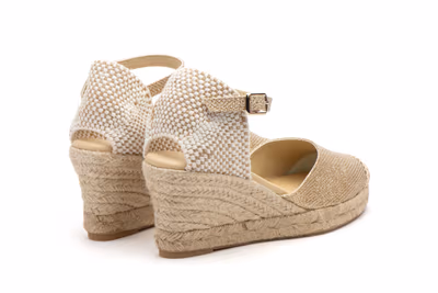 Alpargata Yute Mujer Brillo Oro - 6