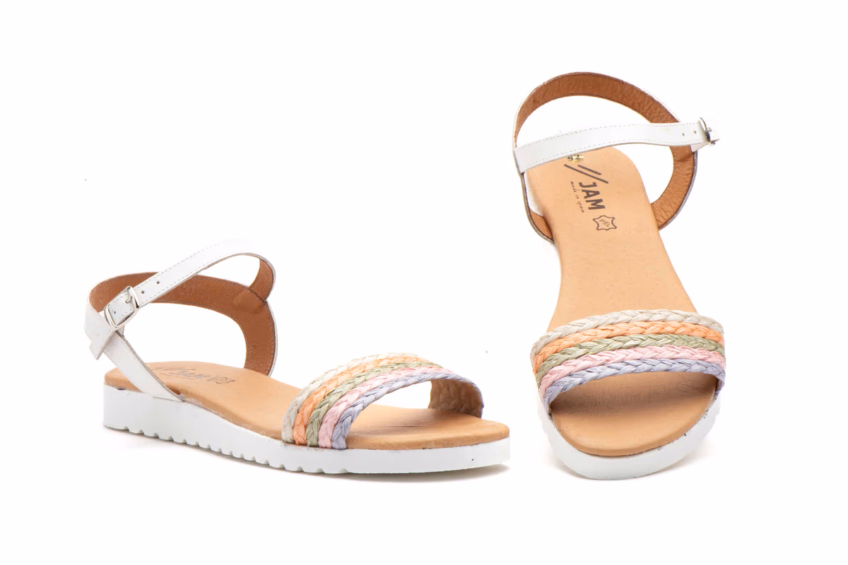 Sandalias Mujer Blanco 