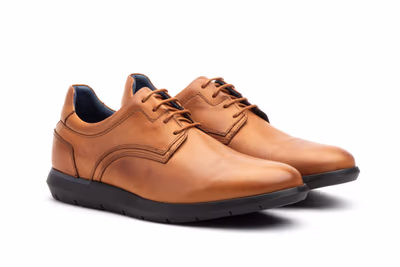 Zapatos Hombre PIel Cuero Cordones - 5