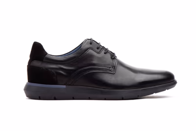 Zapatos Hombre PIel Negro Cordones - 3