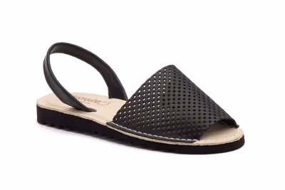 Menorquinas Mujer Piel Negro - 2