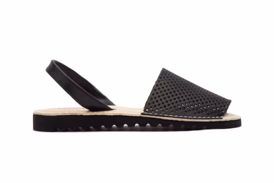 Menorquinas Mujer Piel Negro - 3