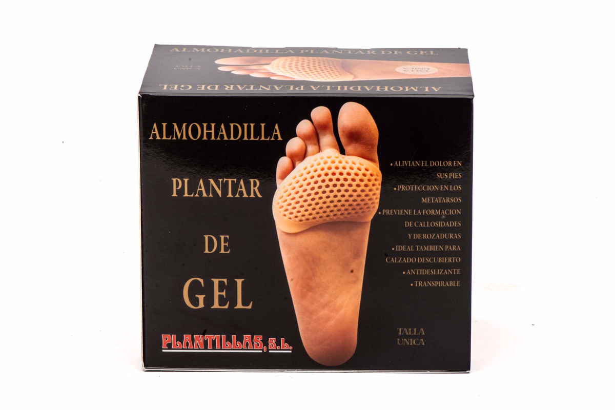 Almohadilla Plantar de Gel Protección Metatarsos