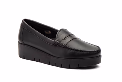 Kiowa Mujer Piel Negro Antifaz Cuña - 2