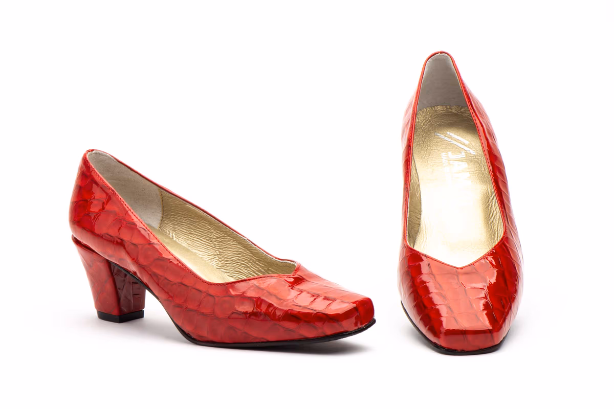 Zapatos Mujer Piel Rojo