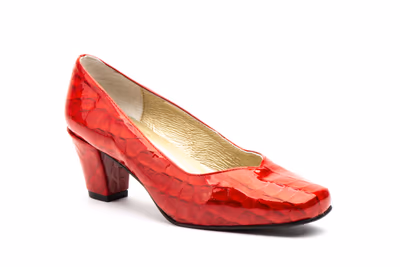 Zapatos Mujer Piel Rojo - 2