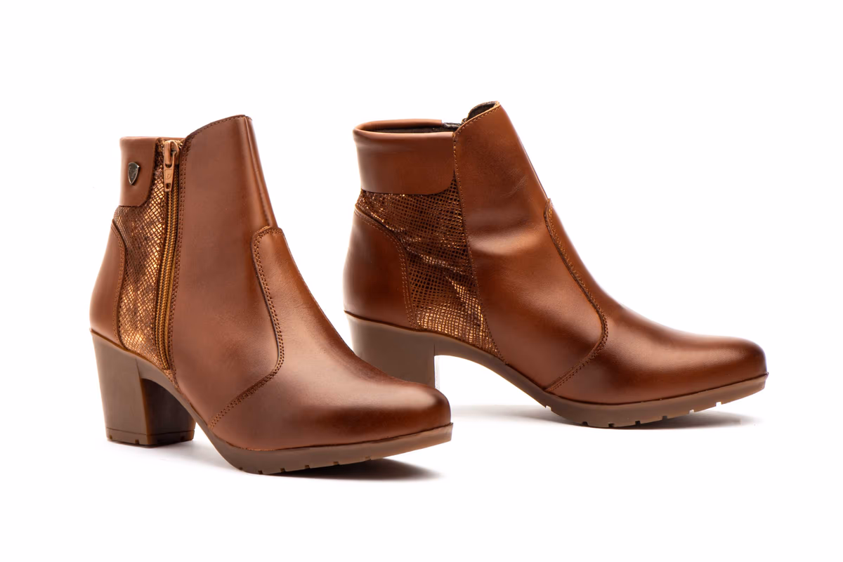 Botín Mujer Piel Cuero